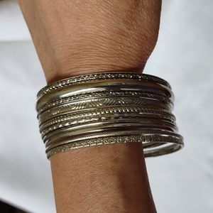 Set of Silver Bangles